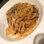 クッチーナ イタリアーナ＆ピッツェリア ズッカ - 平日限定！本格イタリアン大皿プラン（３，２００円）の『エソジカのボロネーゼ　タリアテッレ』写真は３人前２０１６年９月