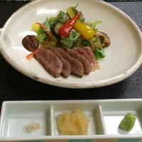 料亭 能登新 - 村上牛ステーキ50g