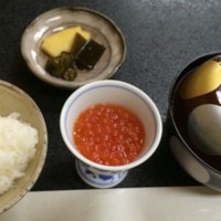 料亭 能登新 - ごはんとお吸い物、腹子