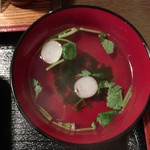 鳥峰うなぎ店 - お吸い物