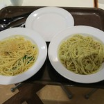 PIZZERIA 1830 - ホタテペペロンチーノ 1,260円、ジュノベーゼ パスタ 1,190円♪