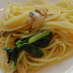 エルマールガーデン - むきアサリと小松菜の和風スパゲッティ