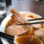 らぁ麺 紫陽花 - シャキシャキのメンマ