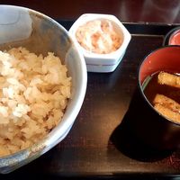 名駅なだ万茶寮 - 鮭のごはん
