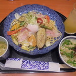 五右衛門 - 夏野菜のよくばりパスタレディースセット1598円