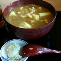 そば会席 立会川 吉田家 - カレー南蛮そば：1,300円