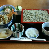 そば会席 立会川 吉田家 - 【平日限定お昼限定】天丼セット：1,800円