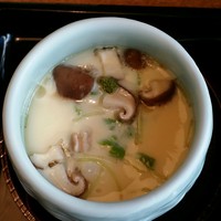 そば会席 立会川 吉田家 - 茶碗蒸し：900円