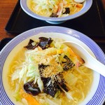 リンガーハット - きくらげたっぷり塩ちゃんぽん。
