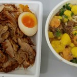 セブンイレブン - 鶏照り焼き丼&世界のカップヌードル