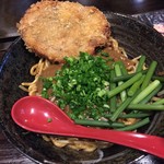 もじ麺や - 「汁なしカレーそば」880円