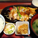 Zentei Echigonodaidokoro - 鶏肉の炙りステーキランチ