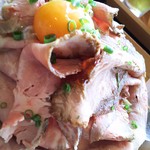 食匠 なる花 - ローストポーク丼(大)おろしダレ 