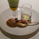 レフェルヴェソンス - 鱧、南瓜、バジル、スダチ