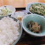 Teishokunomise Tsukasa - にら肉玉定食
