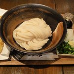 うどん屋 きすけ - 生醤油うどん＋鯛ちくわ天