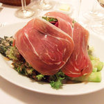 ラミティエ - グリーアスパラガスと生ハムのサラダ(+210円)