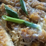 国境食堂 - 奈良のカツ丼も青ねぎでした【料理】【料理】 