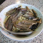 阿江炒鱔魚 - 乾炒鱔魚意麵(120元)
