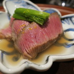 日本料理 晴山 - 【再訪3】宮崎牛と蕪の煮物