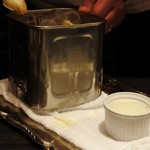 神戸牛炉窯焼ステーキ 雪月風花 北野坂 - バニラアイス