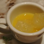 神戸牛炉窯焼ステーキ 雪月風花 北野坂 - グレープフルーツのわらび餅