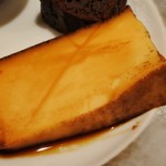 神戸牛炉窯焼ステーキ 雪月風花 北野坂 - 大分の蘭王たまごを使ったプリン