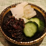 神戸牛炉窯焼ステーキ 雪月風花 北野坂 - 東山商店街中村漬物の香の物