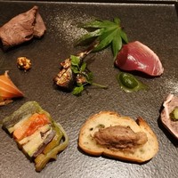 神戸牛炉窯焼ステーキ 雪月風花 北野坂 - オードブル盛り合わせ