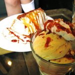 44 - 【カフェ】キャラメルナッツパフェとシフォンケーキ