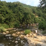Michinoeki Inagawa Sobanoyakata - 猪名川で川遊び♪