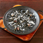 Squid ink fidua 2 servings ~ (¥1600/1 serving)