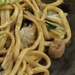 ホルモン焼きうどん 一力 - ホルモン焼きうどん