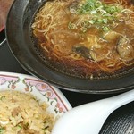 餃子の王将 - 麻婆ラーメンと半チャーハン