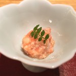 勢揃坂 蕎 ぎん清 - 紅葉漬けは鮭の麹漬
