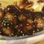 久昇 - ニンニクの味噌ころがし。八丁味噌とニンニク味が絶妙なハーモニー。ニンニクに甘みを感じる仕上がり。