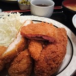 西麻布 三河屋 - ミックスフライ定食