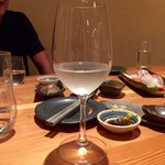 日本酒庵　吟の杜 - H28.09.03 ワイングラス「風の森」