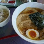 大新潟カントリークラブ　出雲崎コース - 炙りチャーシュー麺　H28.9