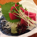 海鮮料理 吾作どん  - H.28.9.4.夜 地中海 上マグロ 造り 680円税別