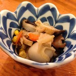 海鮮料理 吾作どん  - H.28.9.4.夜 つきだし(和のごった煮的なもの)