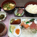 丼丸 京の魚河岸 - 刺身定食