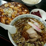 紅花 - 麻婆定食ラーメン付き：850円