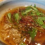 柚子紫ゆず醤油つけ麺