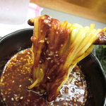 つけ麺　匠 - 麺を浸す