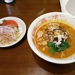 大阪もん酒場 ドラゴンパンチ - 四川定食の坦々麺♪