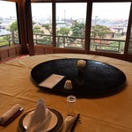 Kasei rou - テーブルに座った状態からの眺め