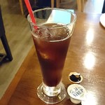 石窯ピザ Manten - Manten ＠ときわ台 ランチにサービスで付くコーヒーはアイスでお願い