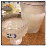 博多屋 大吉 - みぞれ玉乃光810円。
シャーベット状の日本酒！