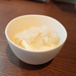 qilin - 2016.8 ライチシャーベットと杏仁豆腐